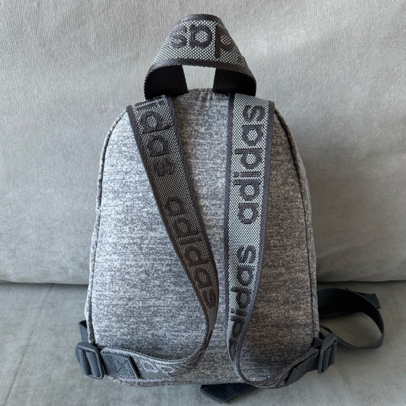 Adidas Mini Backpack Gray and Rose Gold - Picture 3 of 3